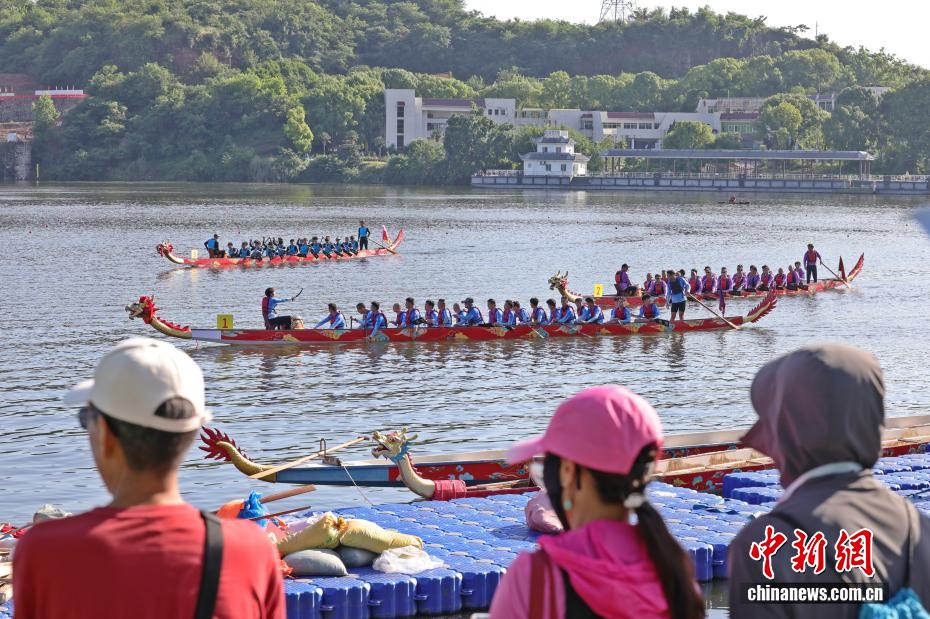 湖北宜昌：龙舟竞渡“桨”动峡江 - 图5