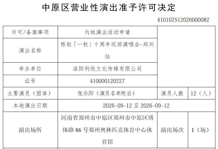 张靓颖、李荣浩、周深……郑州演唱会最新排期表来啦 - 图4