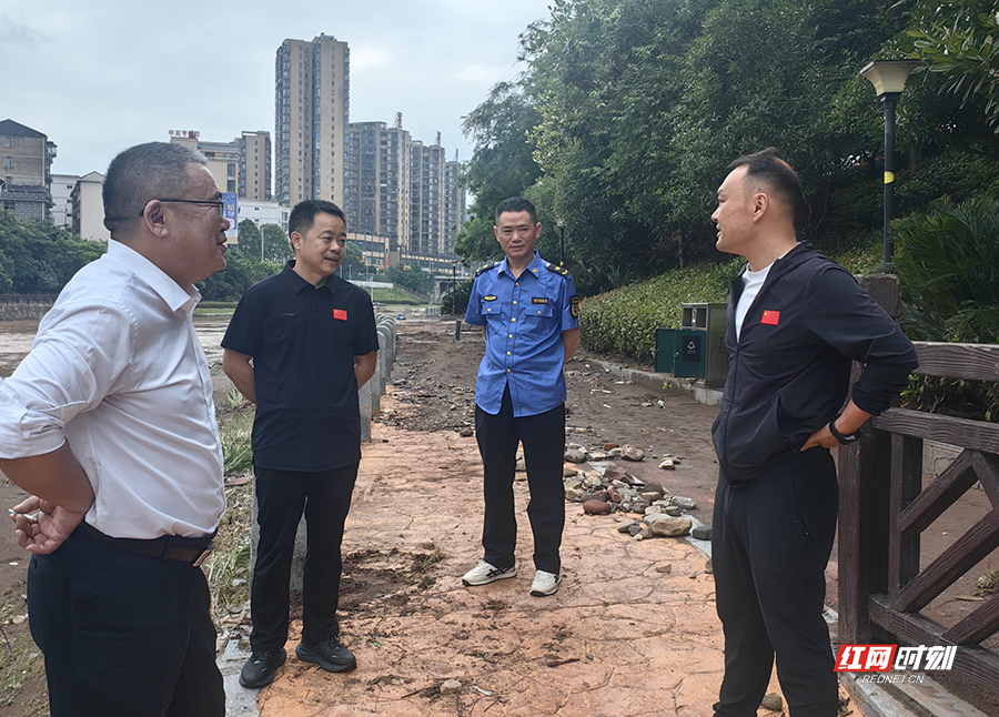 桑植县：一线踏勘水毁市政设施 全速攻坚灾后城市恢复工作 - 图1