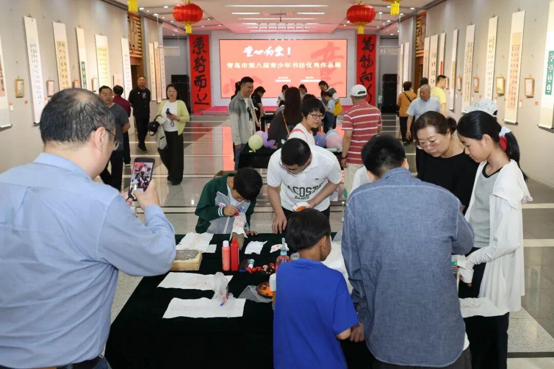 “童心向党”青岛市第八届青少年书法优秀作品展开展 - 图7