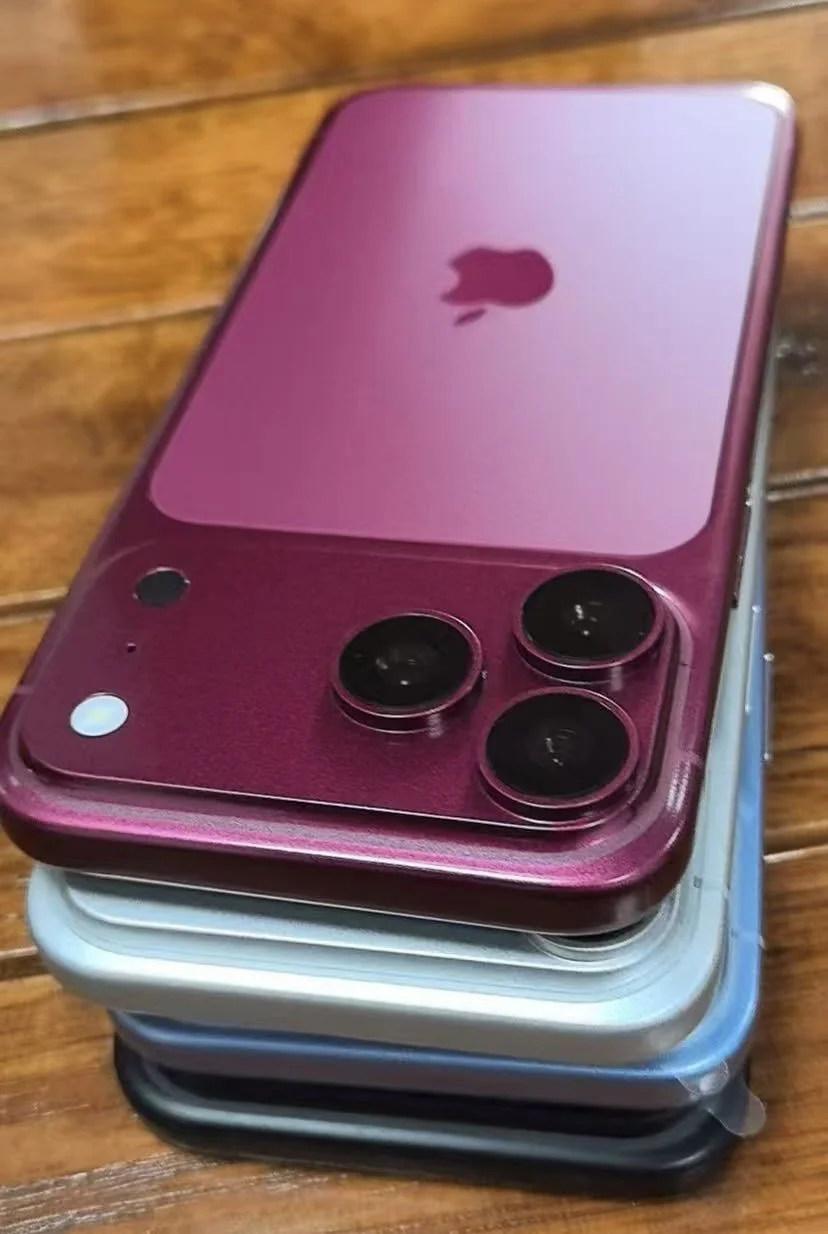 苹果 iPhone 18 机模曝光：4 种颜色，主打樱桃色 - 图5