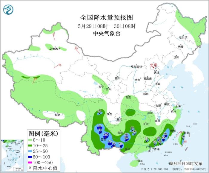 云黔桂等地有较强降水 西北部分地区有沙尘天气 - 图2