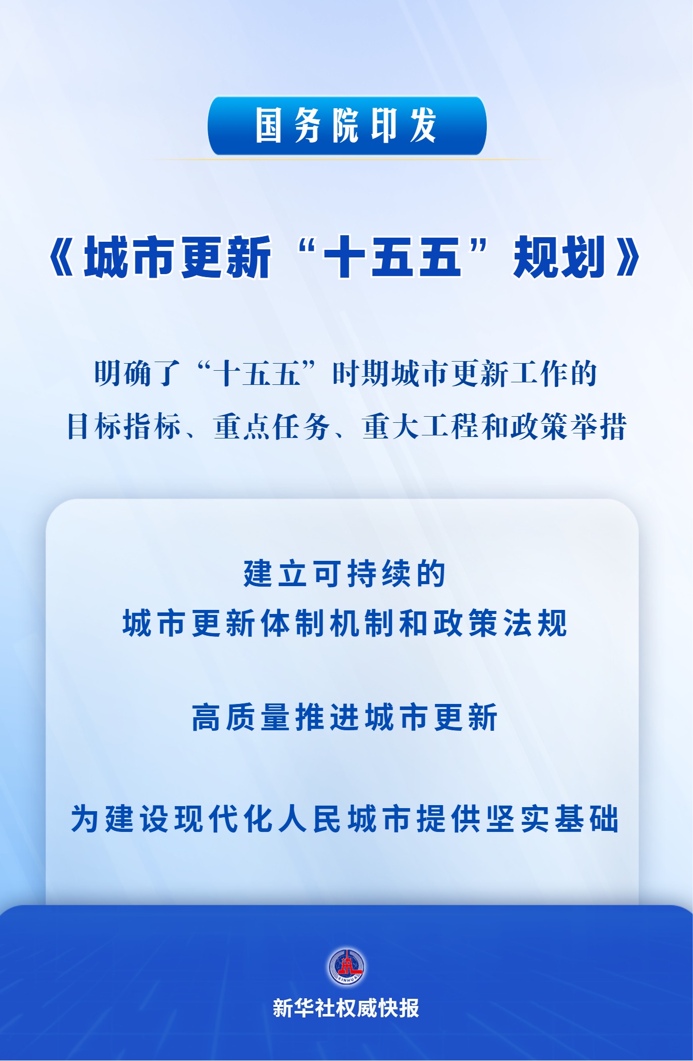 新华社权威快报｜国务院印发《城市更新“十五五”规划》 - 图1