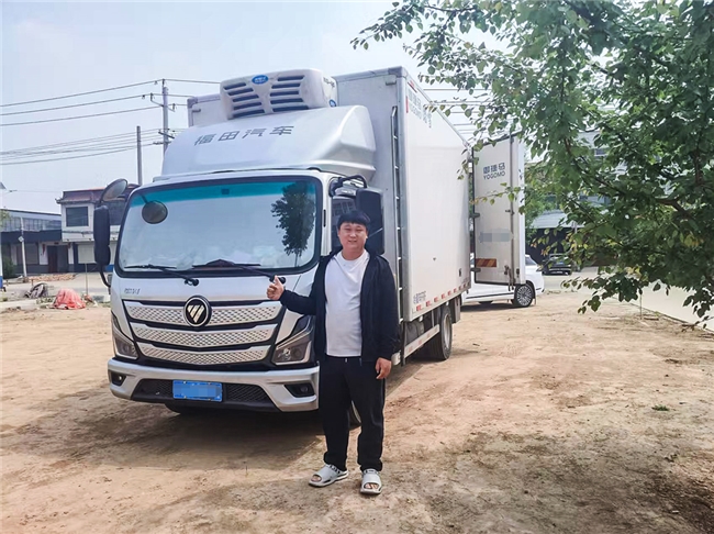 跑冷链运输认准欧马可 石家庄牛师傅的“铁粉”养成记 - 图1