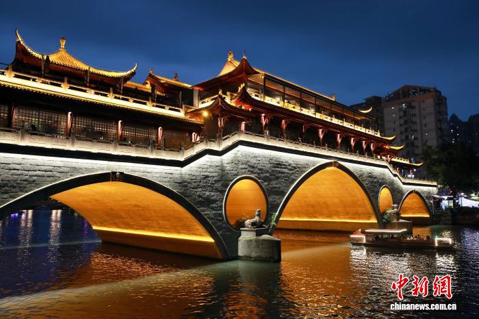 成都锦江河畔夜景如画 - 图4