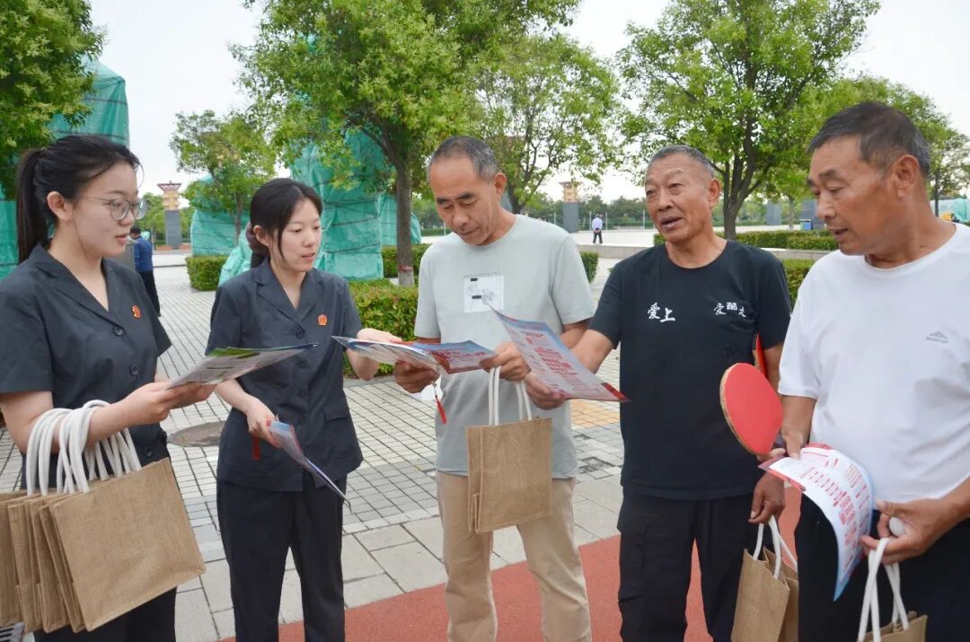 博爱法院开展“民法典”宣传月活动 - 图1