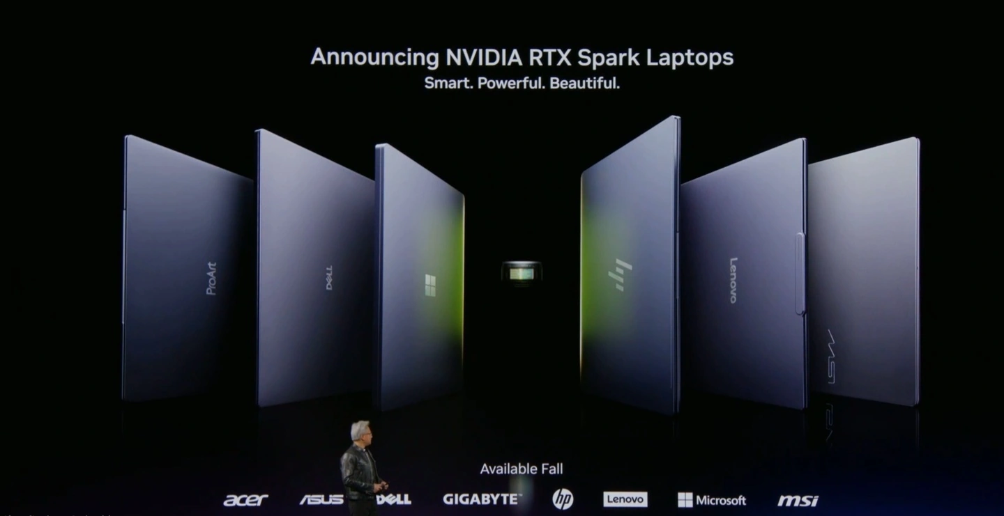 首批英伟达 RTX Spark 笔记本名单公布，微软、联想、华硕等在列 - 图1
