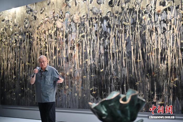 广州：“葵山——许江艺术展”媒体导览活动举行 - 图5