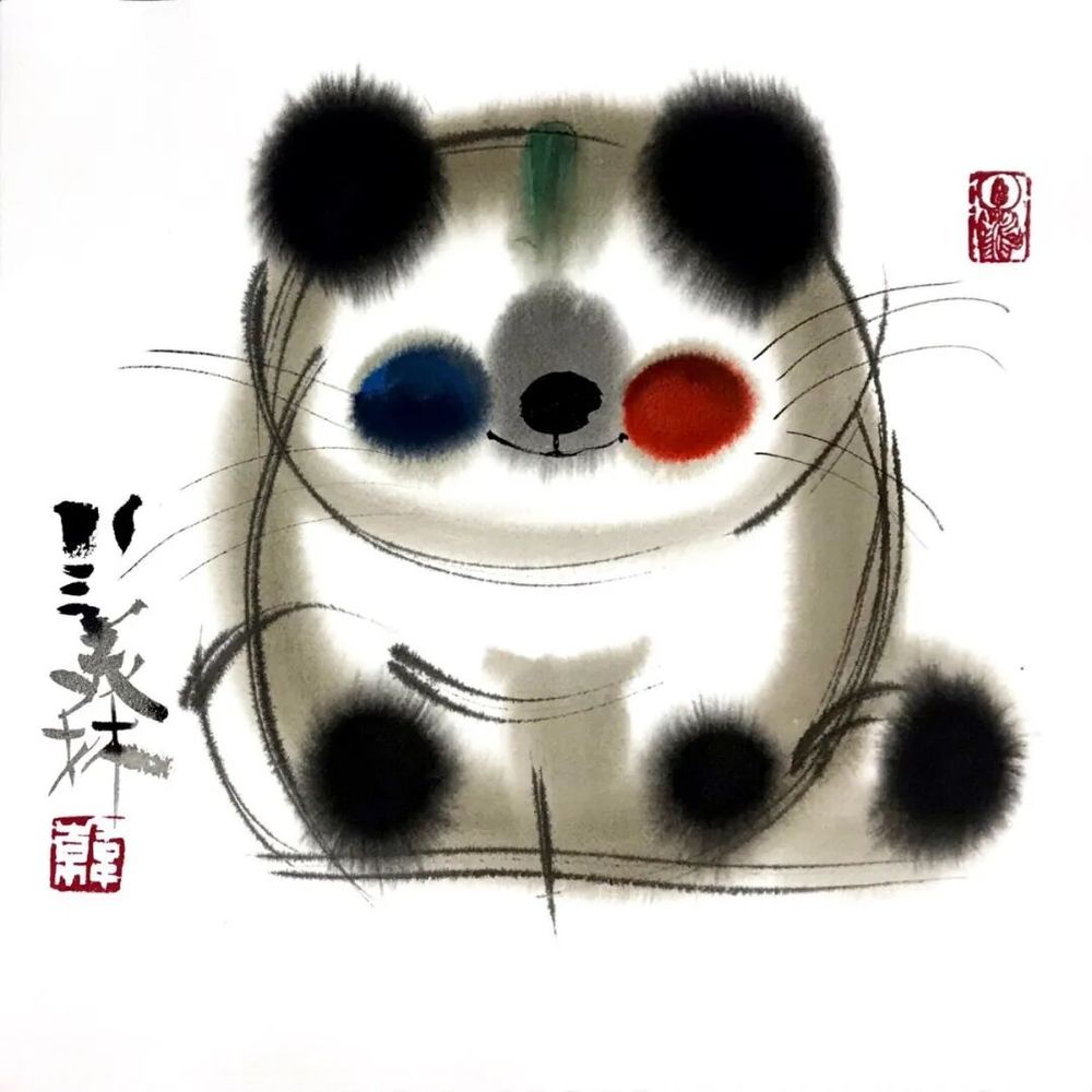 儿童节，请看韩美林画笔下的纯真与童趣 - 图11