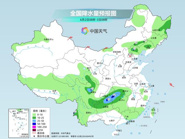 今明两天全国高温逐渐增多 明起南方将再度进入多雨模式 - 图2