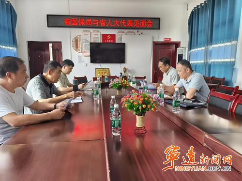 省医保局深入宁远县开展省人大代表建议“面对面”答复工作 - 图1