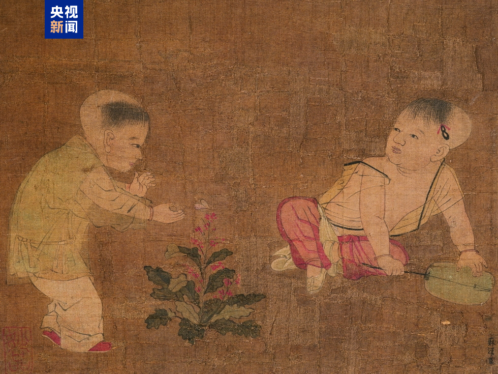 文化中国行·文博日历丨瓷枕上的宋代小孩，扛着荷叶祝你儿童节快乐~ - 图7