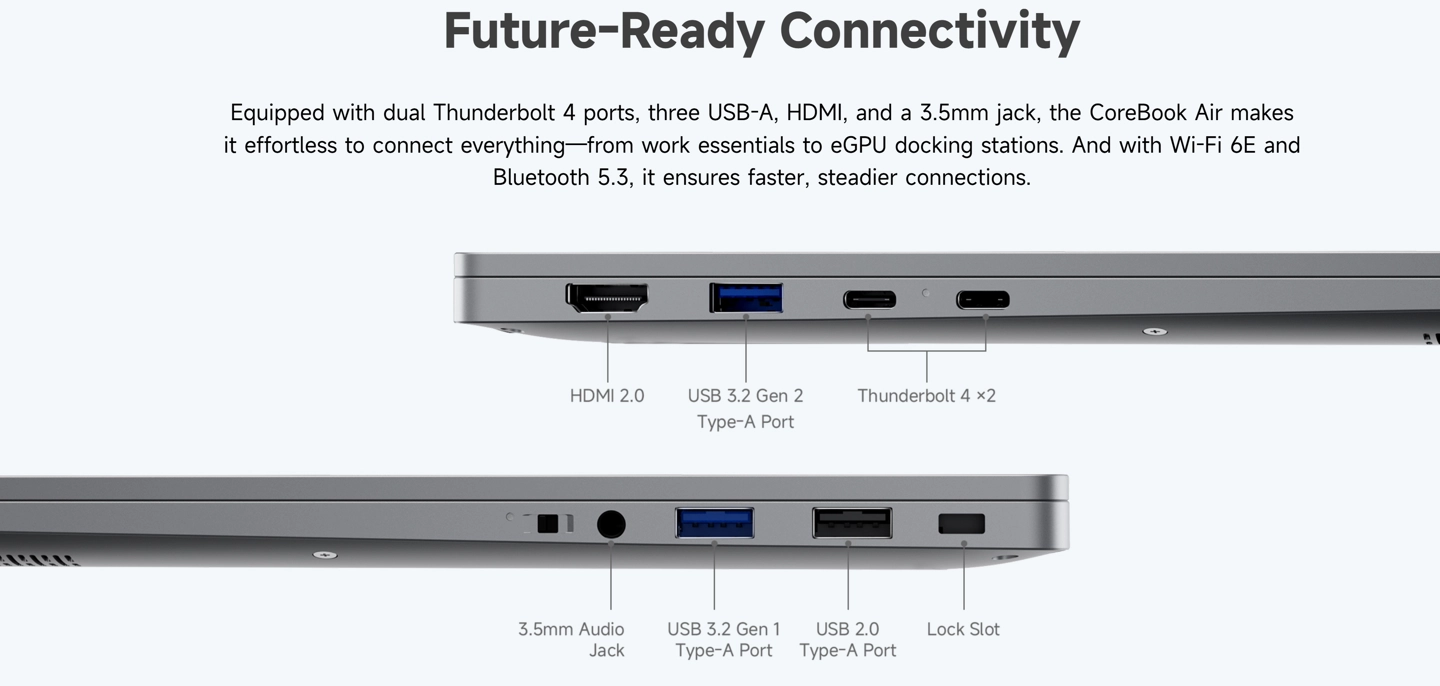 驰为推出CoreBook Air笔记本搭酷睿Ultra 5处理器 - 图4