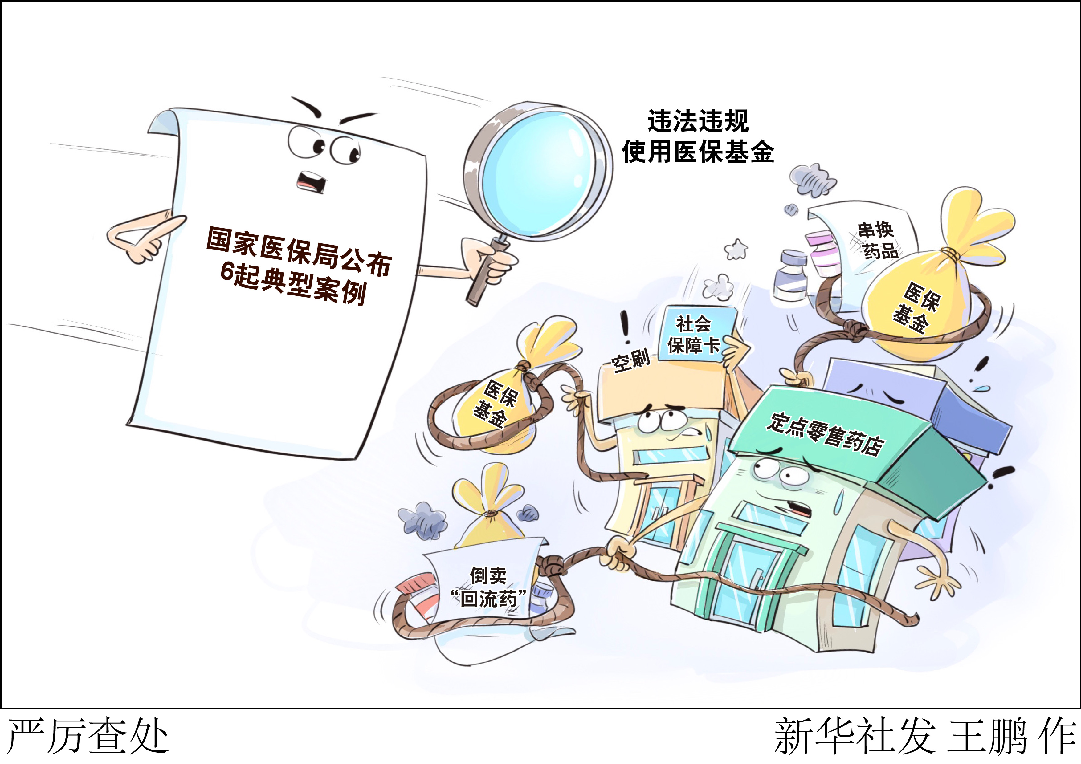 （图表·漫画）严厉查处 - 图1