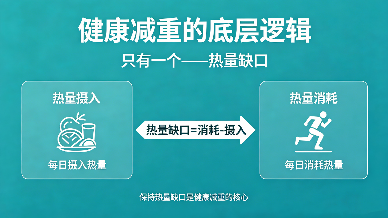 湘南学院附属医院·科普｜不用节食也能瘦：普通人该懂的“热量缺口”逻辑 - 图1