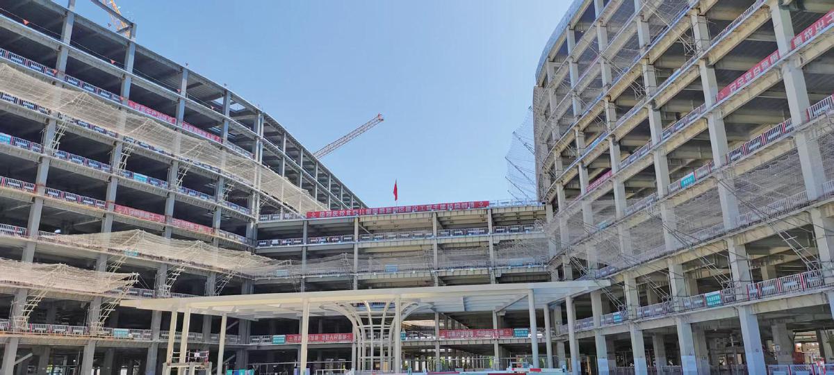北京儿童医院亦庄新院区主体结构封顶 - 图2