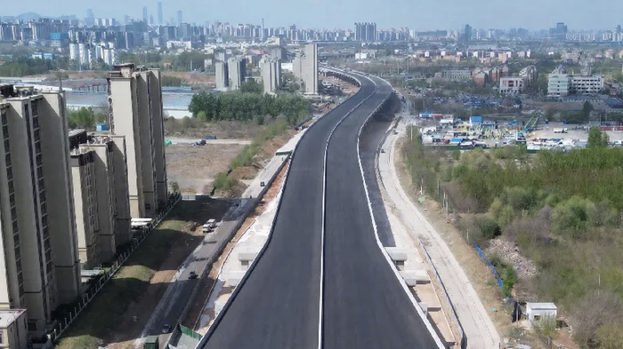 计划10月建成通车！济南工业北路快速路东延项目全面进入冲刺阶段 - 图1
