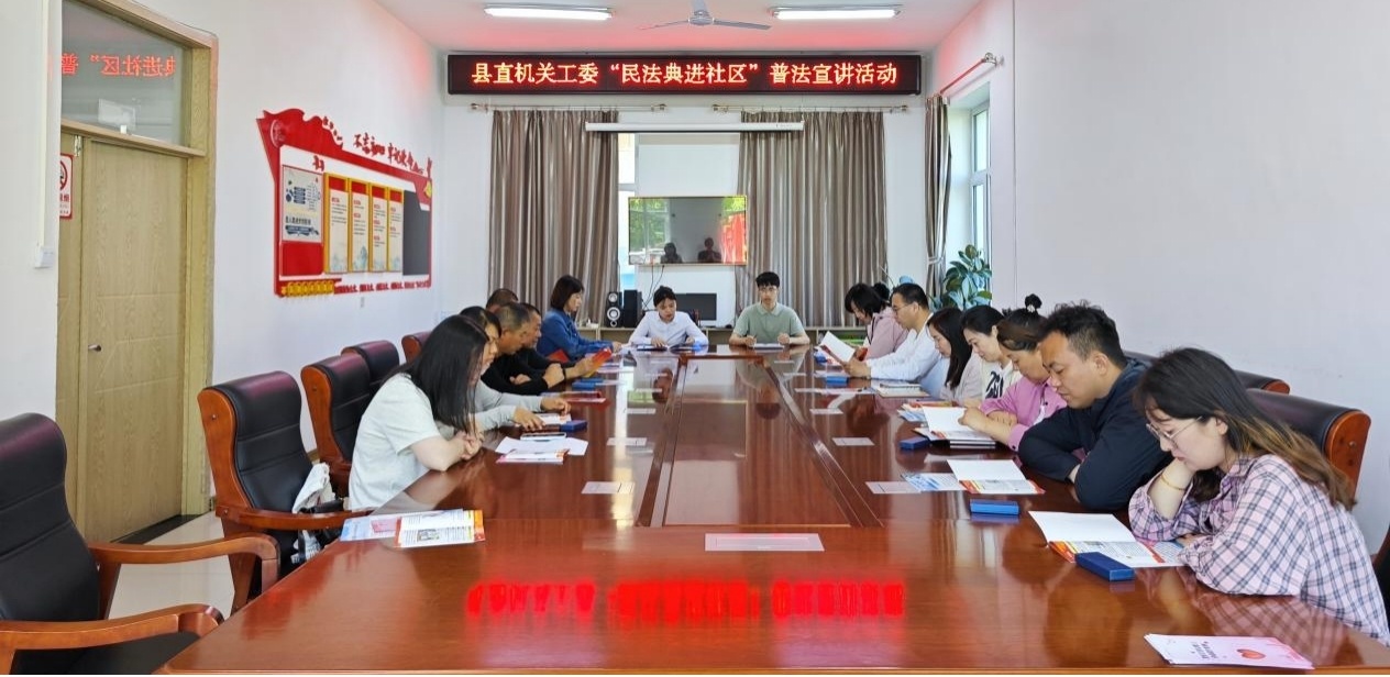 逊克县直机关工委多维开展民法典宣传月系列普法活动 - 图2