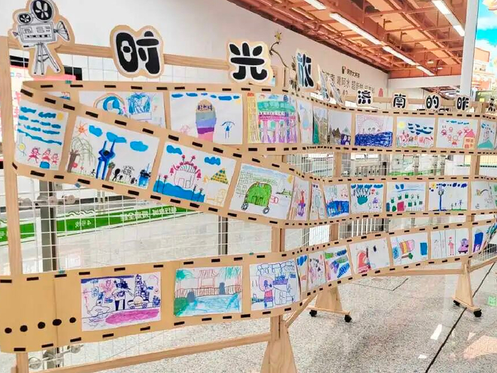 “流动的儿童艺术馆”来啦！济南儿童艺术作品亮相100座地铁站 - 图3