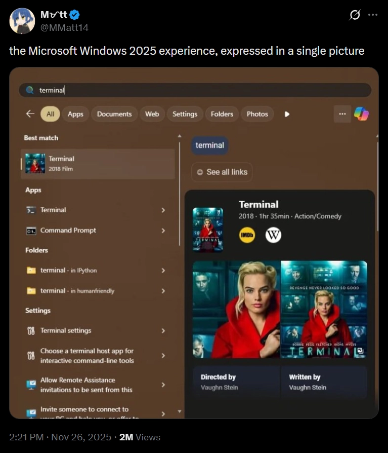 微软Win11搜索功能迎大更新：输入两个字母就能找到文件 - 图3