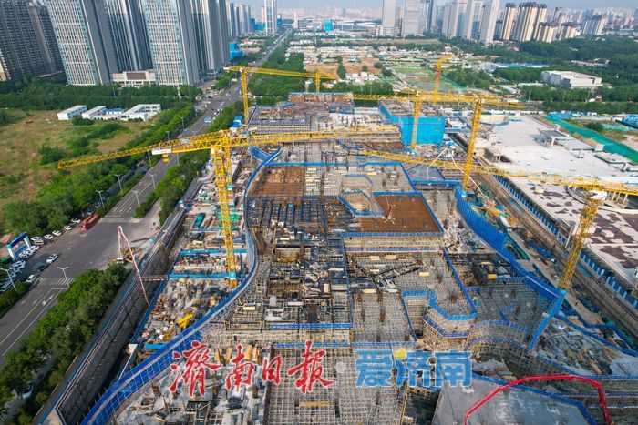 济南西部商业地标山东最大第四代万达广场建设提速 - 图6