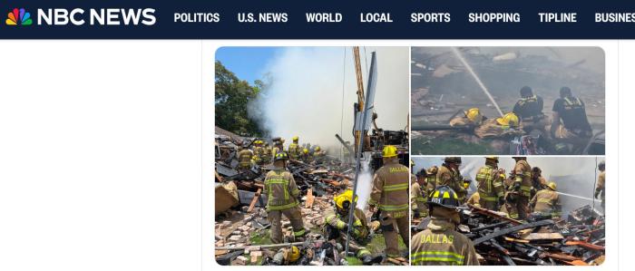 美国达拉斯市一公寓楼发生火灾爆炸 致人员死伤 - 图1