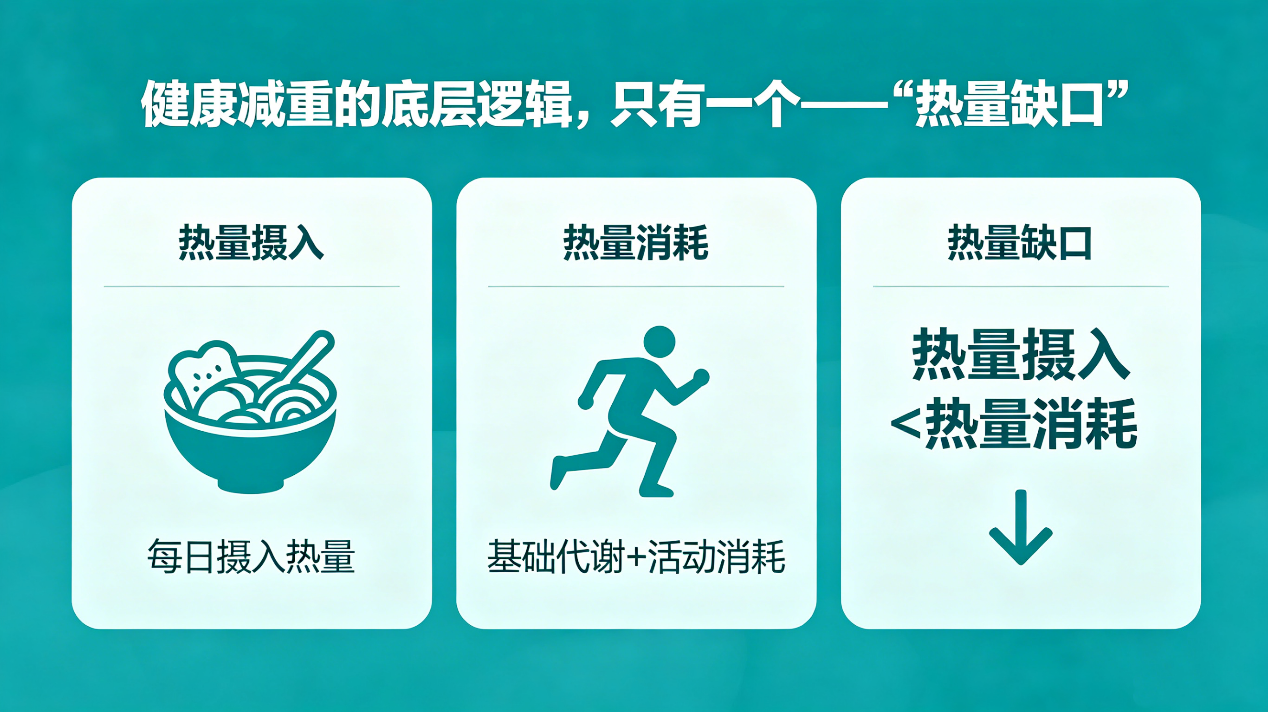 湘南学院附属医院·科普｜不用节食也能瘦：普通人该懂的“热量缺口”逻辑 - 图2
