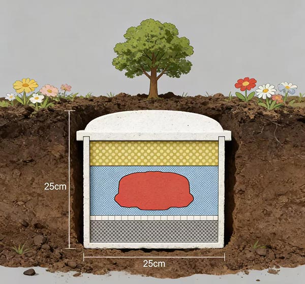 宠物殡葬不火化的新方式 “生态棺椁”即将投入使用 - 图2