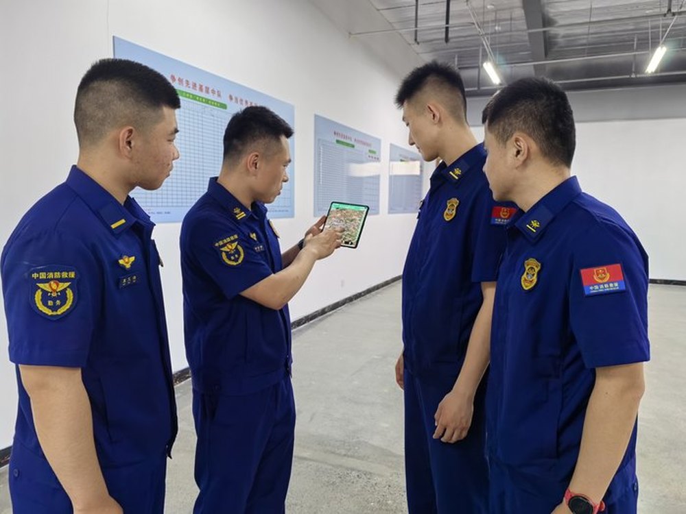 济南消防救援机动支队济南大队严密组织森林灭火指挥系统标绘专项训练 - 图2