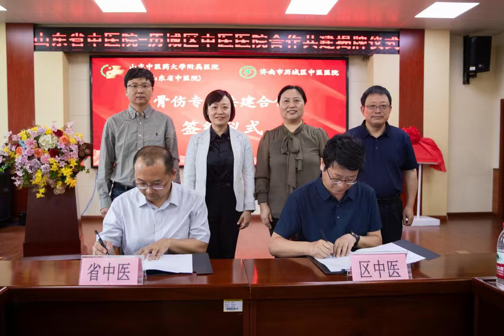 济南市历城区中医医院与山东中医药大学附属医院骨伤专科共建暨胸痛联盟揭牌仪式举行 - 图2