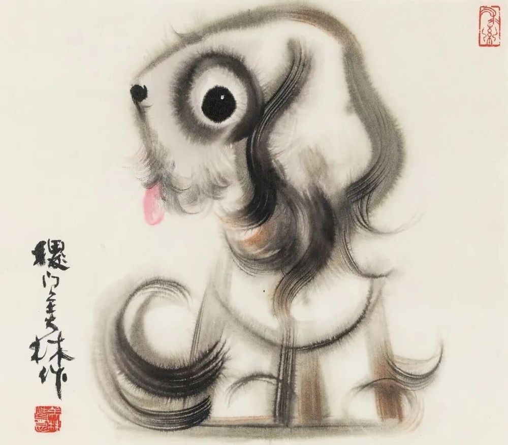 儿童节，请看韩美林画笔下的纯真与童趣 - 图35