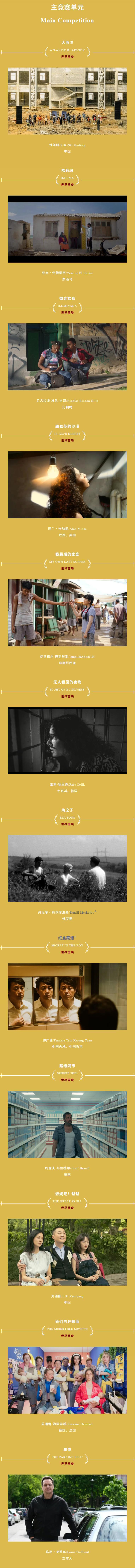 佳作集结！第28届上影节金爵奖五大单元入围名单公布 - 图1