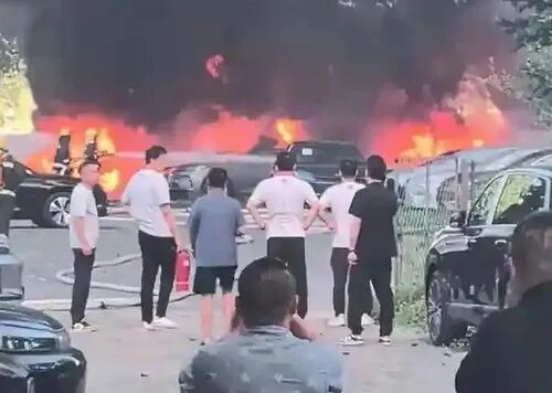 大连74岁老人点燃路边堆积的杨絮，导致20辆汽车被烧毁，警方：其因涉嫌失火罪，已被采取刑事强制措施 - 图1