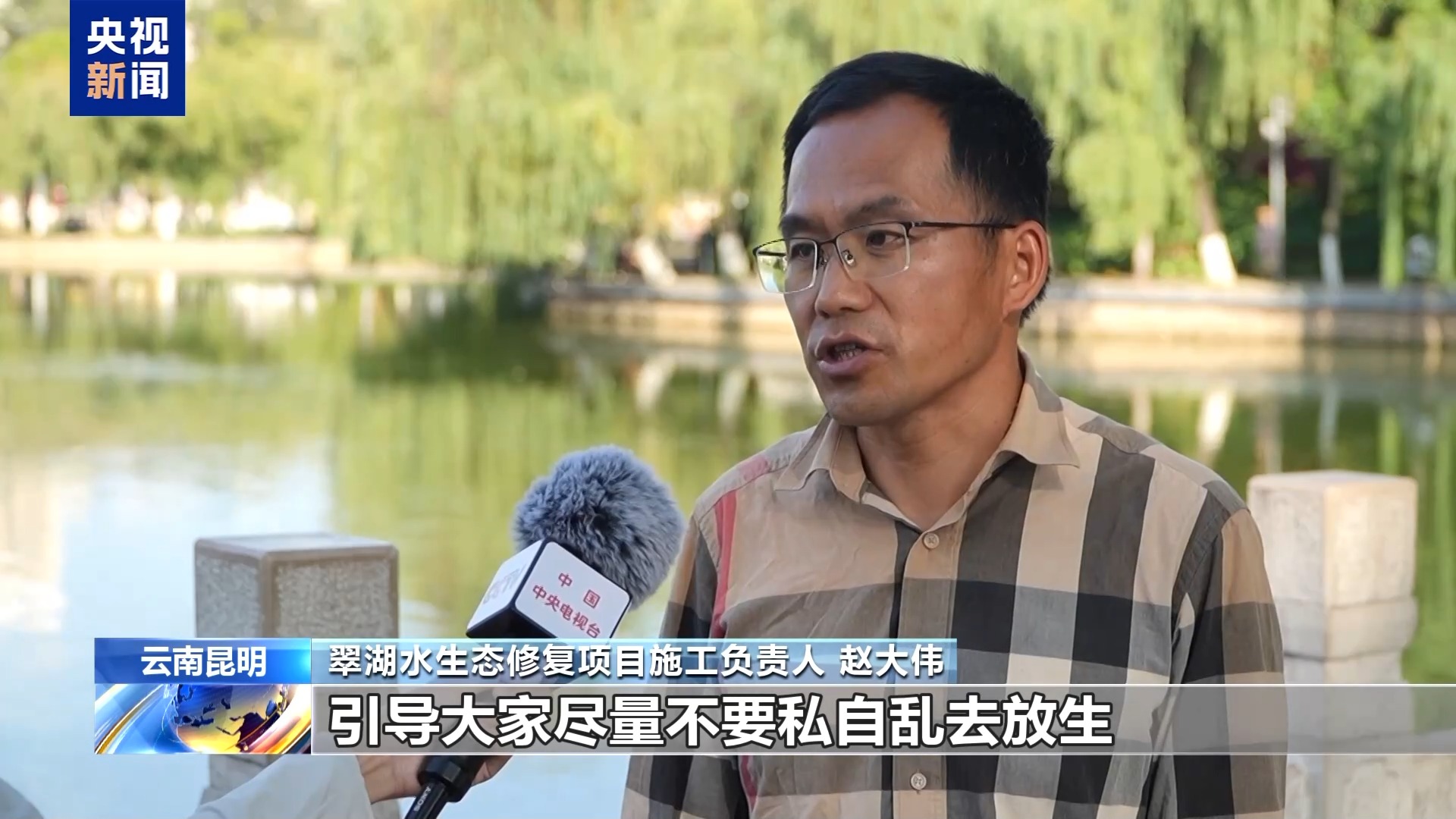 视频丨人为放生酿生态危机 昆明多举措修复翠湖水生态环境 - 图5