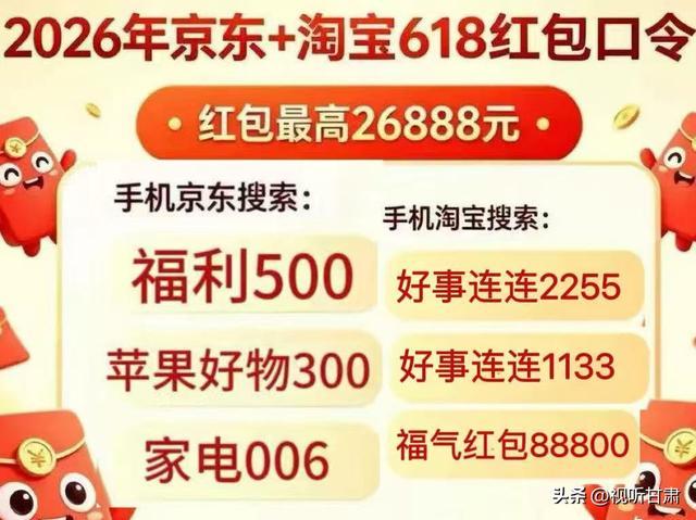 618红包活动第二波开始，淘宝京东618红包口令跨店满减200-30怎么领？苹果手机家电数码哪天买划算？618最佳购买时间 - 图2