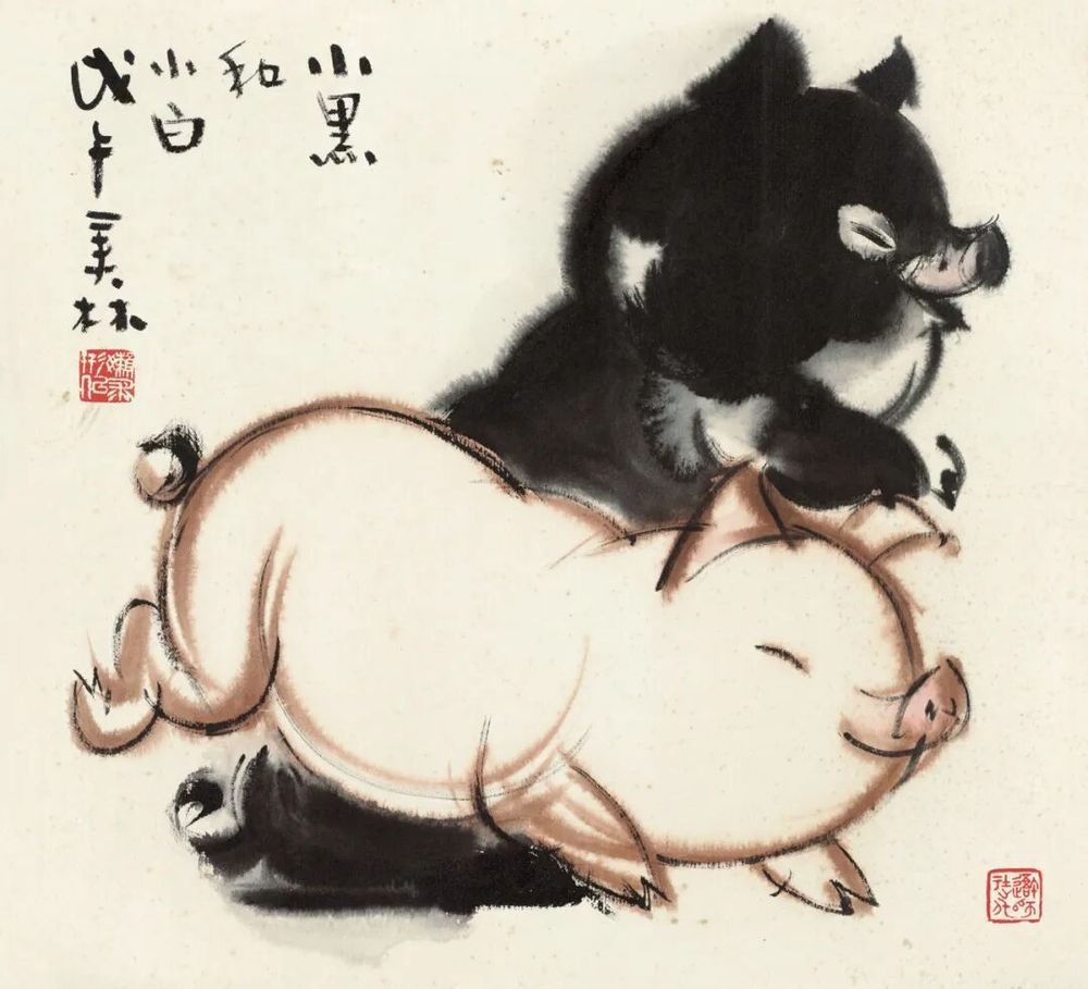 儿童节，请看韩美林画笔下的纯真与童趣 - 图22