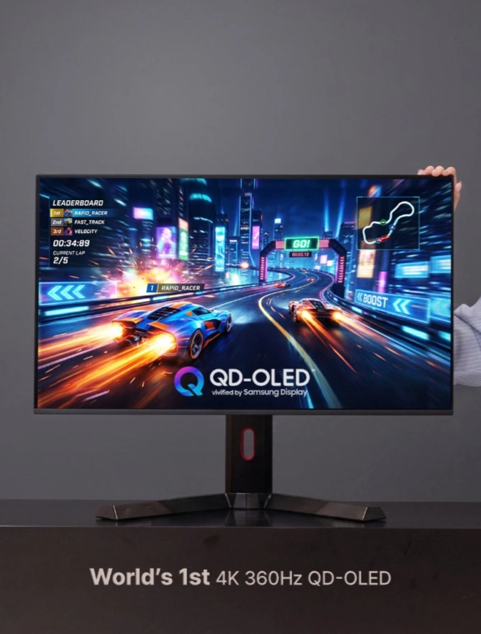 三星显示发布全球首款4K 360Hz QD-OLED电脑显示器面板 - 图1