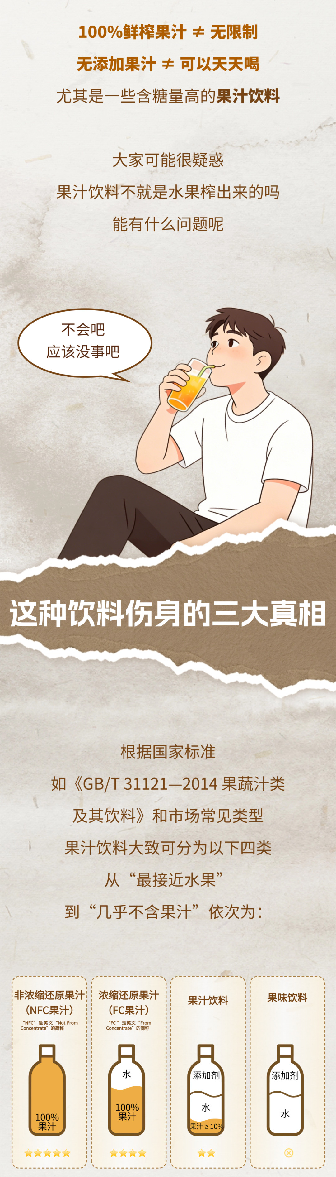 悄悄升高尿酸，血糖也失控？这种饮料，尽量少喝~｜科普时间 - 图4