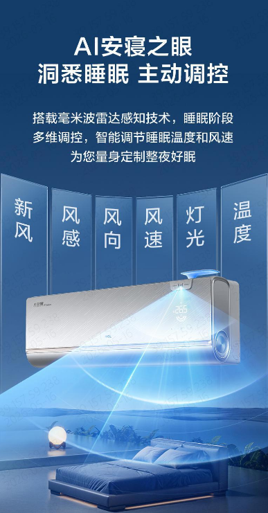 夏夜忽冷忽热难入眠，TCL小蓝翼P7 Ultra AI健康睡眠空调承包夏夜好眠 - 图2