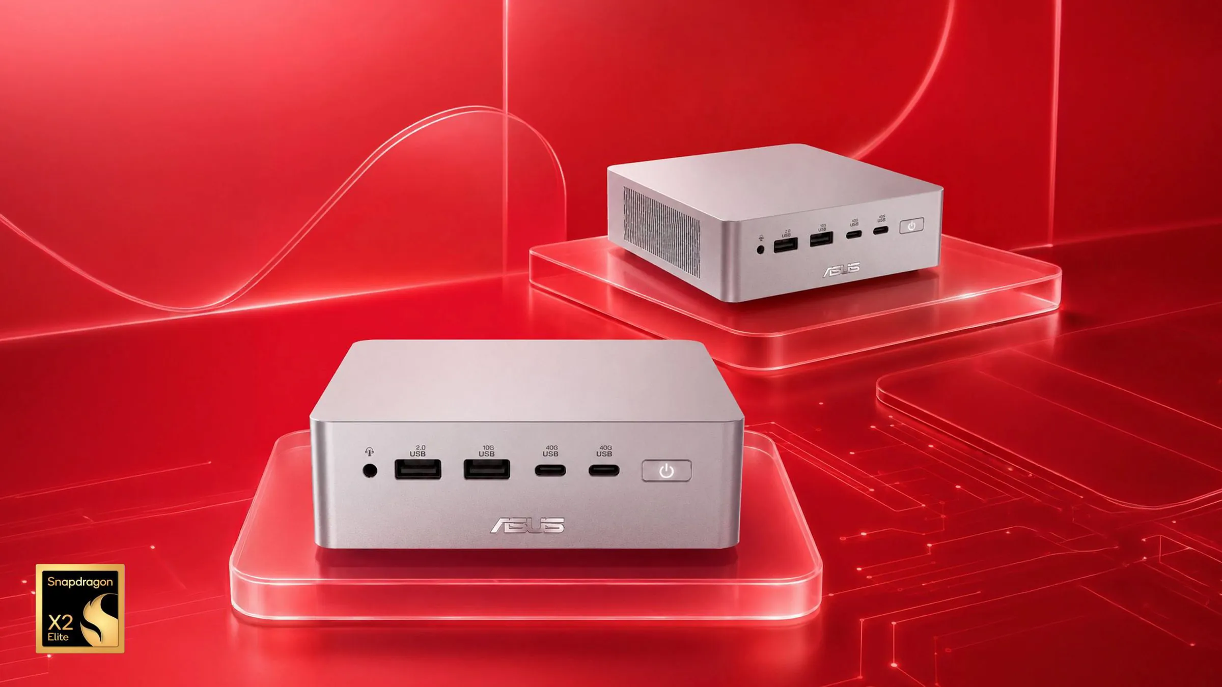 华硕公布全球首款高通骁龙 X2 Elite 迷你主机 Ascent QN10 - 图1