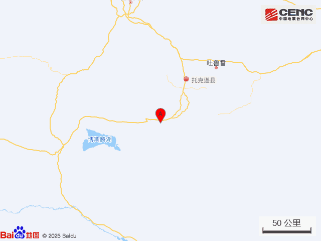 新疆吐鲁番市托克逊县附近发生5.4级左右地震 - 图1