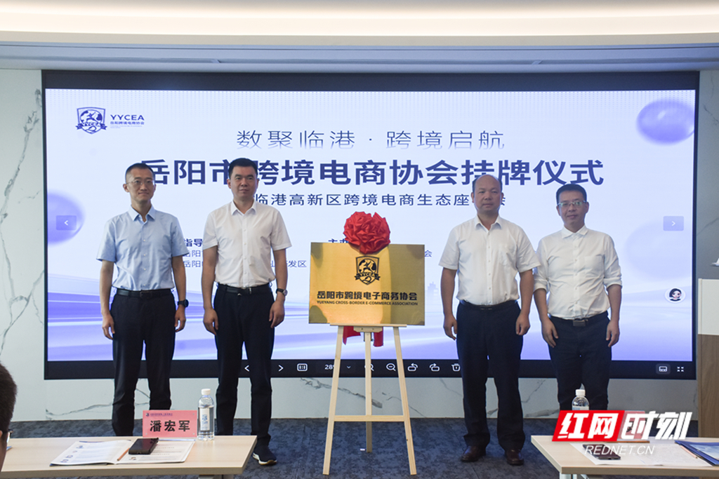 岳阳市跨境电商协会正式落地岳阳临港高新区 - 图1