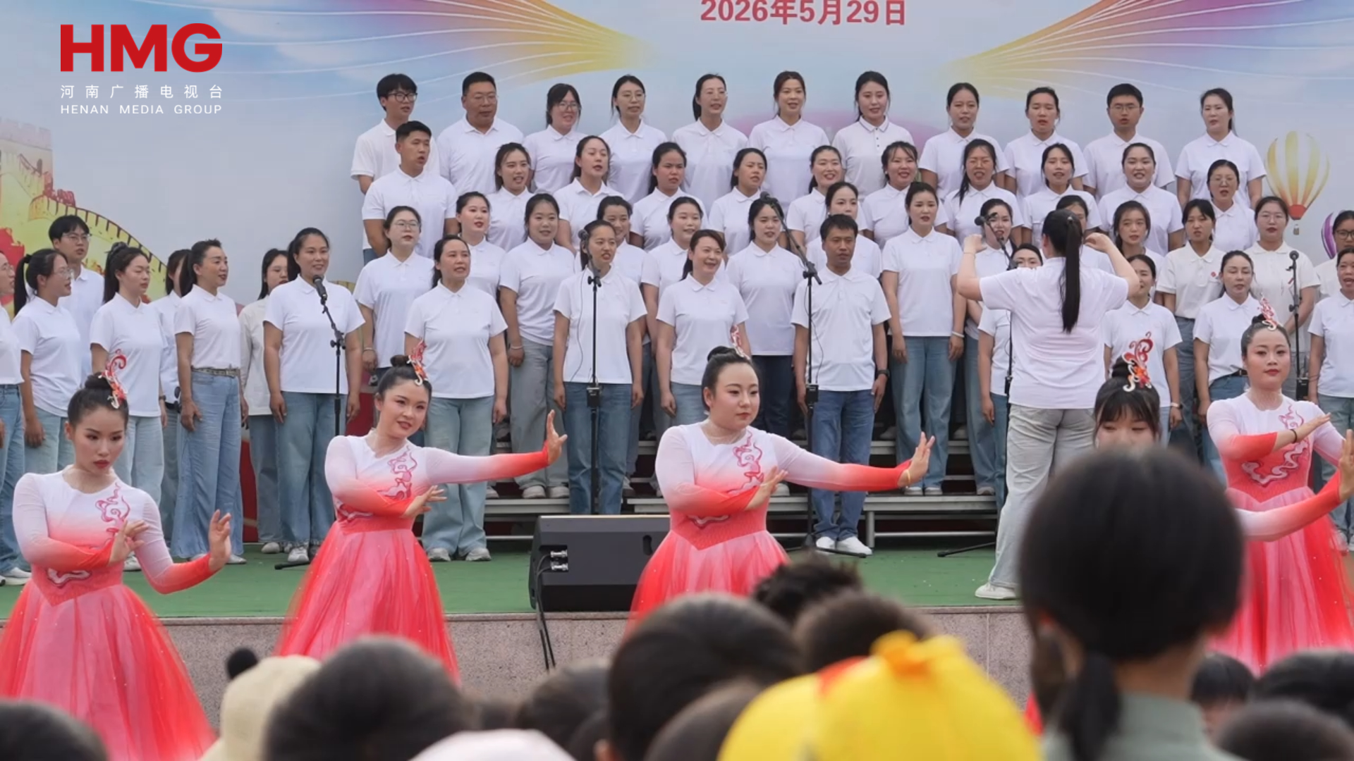 合唱展演庆“六一”！新乡学院附属中学用歌声传递梦想 - 图7