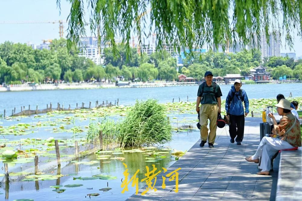 泉城连日高温 市民游客大明湖畔觅清凉 - 图5