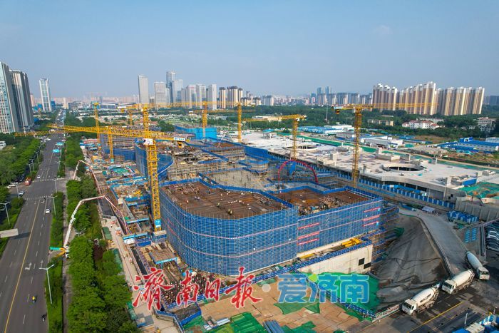 济南西部商业地标山东最大第四代万达广场建设提速 - 图3