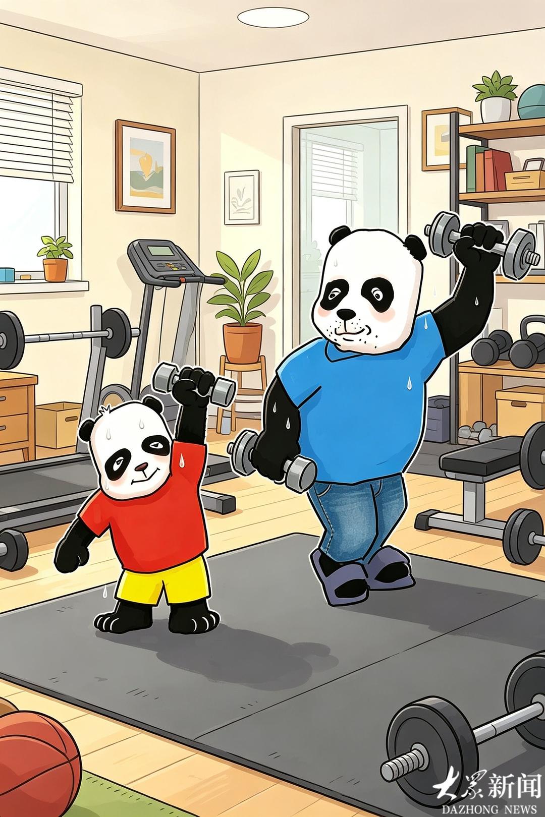 熊猫画画：小小的你 节日快乐 - 图8