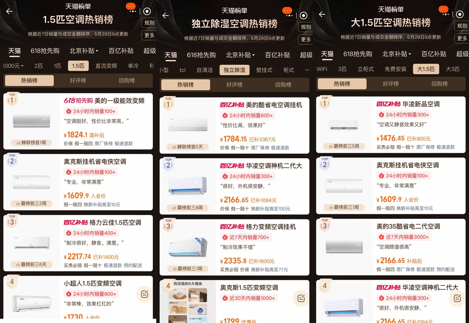 销量与口碑双丰收！美的空调成618空调消费主流之选 - 图6
