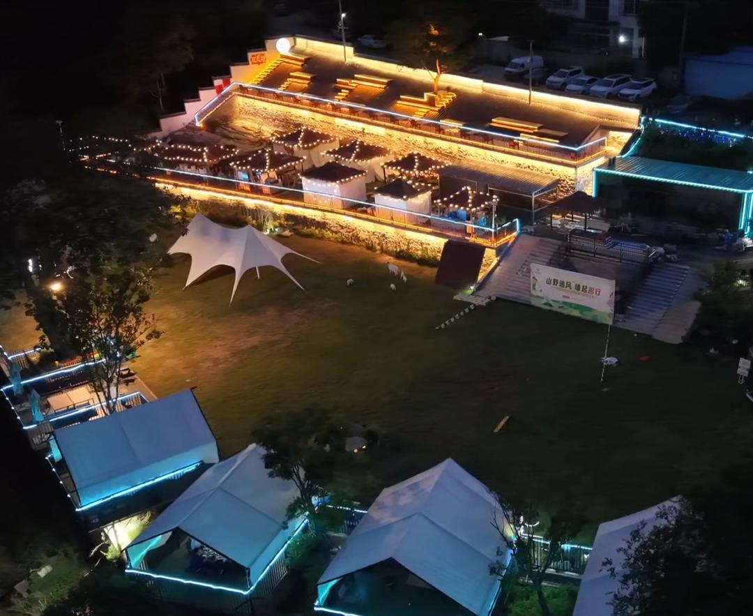 依山傍泉灯火起，浆水泉露营地丰富济南市民近郊夜生活 - 图6