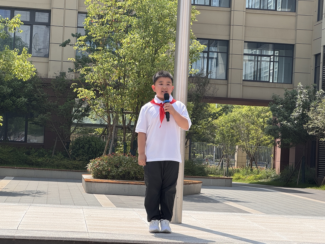 郑州市管城回族区紫荆山南路小学举行一年级新队员入队仪式 - 图5