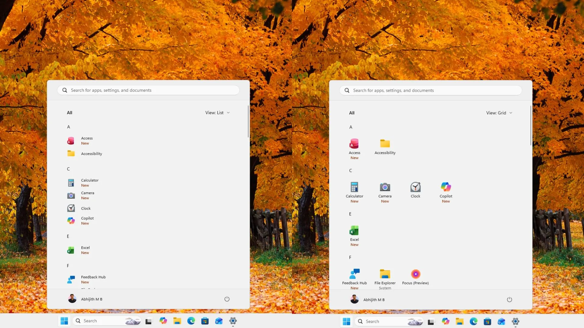 微软Win11预览版换新开始菜单：可隐藏固定区域，切换小尺寸 - 图12